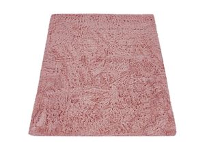 4061981191992 - Hochflor Teppich Wohnzimmer Fellteppich Kunstfell Flauschig Rutschfest Rose Braun 80x150 cm - Paco Home