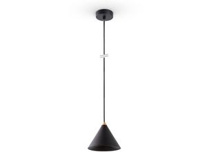 4061981193668 - Lampe Pendelleuchte Esstisch Hängelampe Küche Vintage Metall E27 Schwarz-Gold Ø155cm - Paco Home