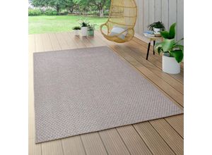 4061981194924 - Paco Home - Outdoor Teppich Wetterfest Balkon Küche Sisal Boho Stil Einfarbig Sand 120x170 cm