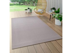 4061981195020 - Paco Home - Outdoor Teppich Sisal Optik Wetterfest Natur Muster Einfarbig Modern Beige 120x170 cm