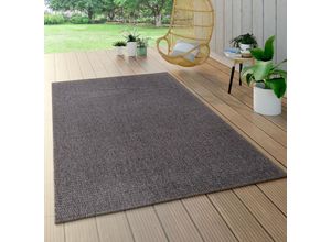 4061981195099 - Paco Home - Outdoor Teppich Sisal Wetterfest Balkon Natur Muster Einfarbig Anthrazit 160x230 cm