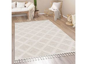 4061981198137 - Teppich Wohnzimmer Kurzflor Boho Modern Ethno Skandi Geometrisch Fransen 120x170 cm Bunt 3 - Paco Home 4061981198137 - Teppich Wohnzimmer Kurzflor Boho Modern Ethno Skandi Geometrisch Fransen 120x170 cm Bunt 3 - Paco Home