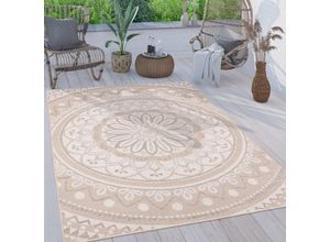 4061981201127 - Outdoor Teppich Wetterfest Wohnzimmer Küchenteppich Balkon Orient Marokkanisch 80x150 cm Sand - Paco Home