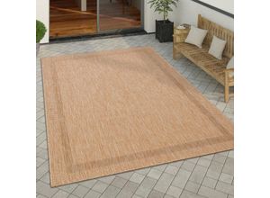 4061981201998 - Paco Home - Outdoor Teppich Wetterfest Balkon Terrasse Küche Modern Geometrische Muster 60x100 cm Beige