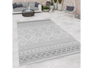 4061981204241 - Teppich Vermont 184 Teppiche Gr B L 240 cm x 340 cm 4 mm 1 St grau Esszimmerteppiche Flachgewebe modernes Design mit Rauten gesteift Outdoor geeignet