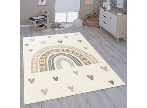 4061981209666 - Kinderteppich Teppich Kinderzimmer Mädchen Jungs Verschiedene Motive Und Größen Beige 120x160 cm - Paco Home