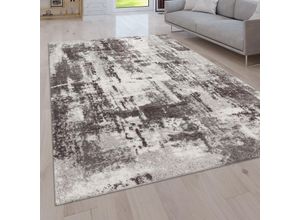 4061981210518 - Hochflor-Teppich Padua 623 Teppiche Gr B L 160 cm x 220 cm 34 mm 1 St grau Esszimmerteppiche Kurzflor modernes Design sehr weicher Flor