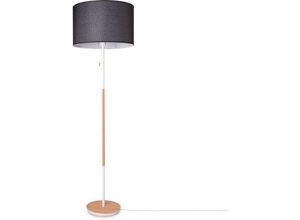 4061981217159 - Stehleuchte Wohnzimmer Stoffschirm Tischlampe Textil Schirm E27 Nachtlicht Schwarz (Ø455 cm) Stehleuchte-Weiß - Typ 3 - Paco Home 4061981217159 - Stehleuchte Wohnzimmer Stoffschirm Tischlampe Textil Schirm E27 Nachtlicht Schwarz (Ø455 cm) Stehleuchte-Weiß - Typ 3 - Paco Home