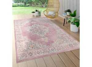 4061981219269 - Paco Home - Outdoor Teppich Wetterfest Balkon Küche Marokkanisch Ornamente Mandala Pink 160x230 cm