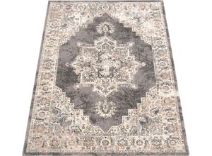 4061981219368 - Teppich Torres 275 Teppiche Gr B L 200 cm x 280 cm 8 mm 1 St grau Orientalische Muster Kurzflor moderne Orient Optik Used-Look In- und Outdoor geeignet