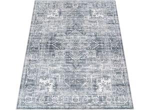 4061981231636 - Teppich Cambridge 461 Teppiche Gr B L 200 cm x 280 cm 12 mm 1 St grau Orientalische Muster Kurzflor orientalisches Muster Vintage Design