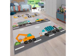 4061981235771 - Kinderteppich Bino 578 Teppiche Gr B L 240 cm x 340 cm 4 mm 1 St grau Kinder Kinderzimmerteppiche