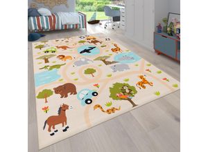 4061981235962 - Kinderteppich Bino 580 Teppiche Gr B L 200 cm x 290 cm 4 mm 1 St bunt (mehrfarbig) Kinder Kinderzimmerteppiche Spielteppich Motiv Straße & Autos Kinderzimmer