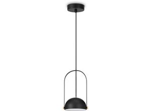 4061981241741 - Paco Home - led Lampe Pendellampe Esstisch Wandleuchte Tischleuchte Deko Wohnzimmer Rund Pendelleuchte Schwarz