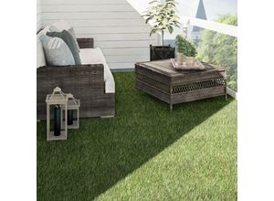 4061981302275 - Kunstrasen für Balkon Terrasse Garten Rasenteppich Waschbar Natürlich Weich Grün 18mm 133x100cm - Paco Home