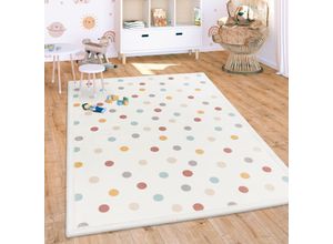 4061981304033 - Paco Home - Teppich Kinderzimmer Spielmatte Waschbar Rutschfest Regenbogen Planet Tiere Soft 80x150 cm Bunt