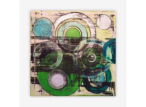 4062026307156 - WIEDEMANN Aludibondbild LOST IN CIRCLE 3 (BH 50x50 cm) BH 50x50 cm bunt Alubild Metallbild