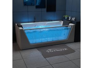 4062048004545 - TroniTechnik® Whirlpool Badewanne KOS 2 179cm x 85cm mit Heizung Hydromassage Bachlauf und Farblichtherapie Sanitäracryl 4062048004545 - TroniTechnik® Whirlpool Badewanne KOS 2 179cm x 85cm mit Heizung Hydromassage Bachlauf und Farblichtherapie Sanitäracryl