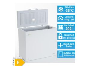 4062048007577 - TroniTechnik® Gefriertruhe Kühltruhe BORGAR PRO mit 2in1 Gefrier- und Kühlfunktion 210 Liter 223kwh Jahr LED-Licht 4062048007577 - TroniTechnik® Gefriertruhe Kühltruhe BORGAR PRO mit 2in1 Gefrier- und Kühlfunktion 210 Liter 223kwh Jahr LED-Licht
