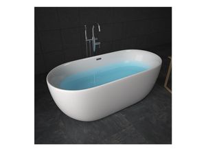 4062048007997 - TroniTechnik® Freistehende Badewanne SIFNOS Maße ca 170 x 80 x 58cm Wanne - Füllmenge 195 Liter aus Acryl mit Siphon 4062048007997 - TroniTechnik® Freistehende Badewanne SIFNOS Maße ca 170 x 80 x 58cm Wanne - Füllmenge 195 Liter aus Acryl mit Siphon