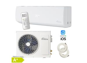 4062048009915 - Tronitechnik® Dalvik 2 Klimaanlage Set Split mit WiFi App Klimagerät - Kühlen A++  Heizen A+ -12000 BTU h inkl Zubehör