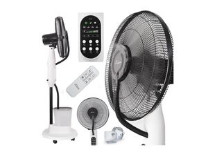 4062048012823 - TroniTechnik® Standventilator mit Wasser Ventilator mit Wasserkühlung Sprühnebel Raumbefeuchter 75W