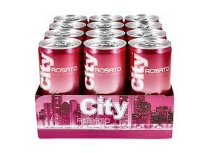 4062073999960 - City Secco Rosato 100 % vol 020 Liter Dose 12er Pack