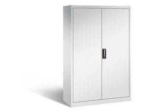 4062084609292 - C+p Möbelsysteme - c+p Büro-Drehtürenschrank Acurado HxBxT 195x120x50cm Lichtgrau - Hellgrau