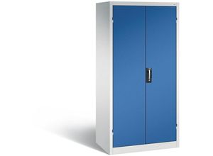 4062084610243 - Werkstattschrank 8922-052 Stahl abschließbar 5 OH 93 x 195 x 60 cm blau lichtgrau 4062084610243 C+P-Möbel