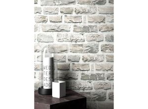 4062088004550 - Tapete Beige Vliestapete - Floral Bunt Grau Blätter Modern - Muster - Newroom