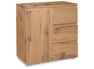 4062088148452 - Newfurn - Dekor Honig Eiche Dekor Honig Eiche Natur - 80x80x40 cm (BxHxT) - - [Nikitafive] - Dekor Honig Eiche