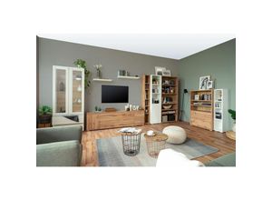 4062088148704 - Newfurn - Weiß weiß Modern - 45x191x37 cm (BxHxT) - - [Nikitathirty] - weiß