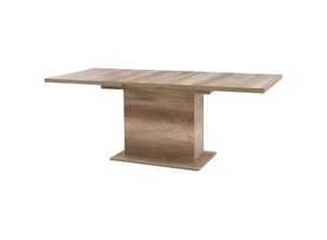 4062088228420 - Newfurn - Esstisch Eiche Antik Eiche Antik Ausziehbar Modern - 160x766x90 cm (BxHxT) - Tisch Eszimmertisch Küchentisch - [Luciennethree] Esszimmer