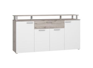 4062088229366 - Kommode Sandeiche Sandeiche Sideboard Modern - 1693x90x413 cm (BxHxT) - Highboard Anrichte - [Ragitatwo] Wohnzimmer Wohnstube Büro - Sandeiche