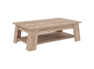 4062088229885 - Newfurn Couchtisch Planked Eiche Planked Eiche Wohnzimmertisch Skandi Modern - 120x414x75 cm (BxHxT) - Sofatisch Ablagetisch Tisch - [Bonniethree]