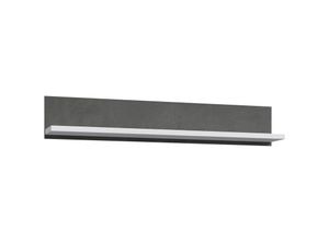 4062088230867 - Wandboard Betonoptik Betonoptik Wandregal Modern - 150x258x219 cm (BxHxT) - Bücherregal Hängeregal Wandpaneel - [Medinafour] Wohnzimmer Wohnstube