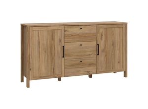 4062088231116 - Sideboard Waterford Eiche Waterford Eiche Sideboard Modern - 1712x915x414 cm (BxHxT) - Highboard Anrichte - [Amanatwo] Wohnzimmer Wohnstube Büro