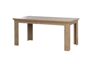 4062088231550 - Esstisch Bramberg Fichte Bramberg Fichte Ausziehbar Modern - 160x75x90 cm (BxHxT) - Tisch Esszimmertisch Küchentisch - [Tashasix] Esszimmer Küche