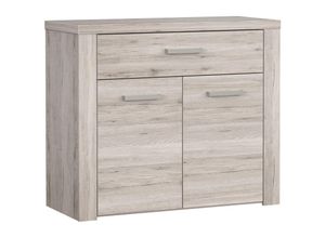 4062088232083 - Sideboard Sandeiche Sandeiche Sideboard Modern - 963x831x413 cm (BxHxT) - Highboard Anrichte - [Tammytwo] Wohnzimmer Wohnstube Büro - Sandeiche