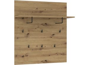 4062088234971 - Newfurn - Garderobe Artisan Eiche Artisan Eiche Garderoben Set Modern - 891x100x30 cm (BxHxT) - Flurmöbel Kompaktgarderobe - [Alishasix] Flur Diele