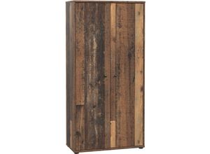 4062088236296 - Newfurn - Kommode 0 Old Wood Sideboard Modern - 737x1495x348 cm (BxHxT) - Highboard Anrichte - [Dudleynine] Büro Arbeitszimmer Wohnzimmer - Old