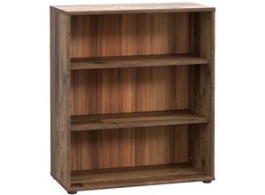 4062088236364 - Newfurn Regal 0 Old Wood Bücherregal Modern - 737x855x348 cm (BxHxT) - Standregal Schrank - [Dudleysixteen] Büro Arbeitszimmer Wohnzimmer - Old