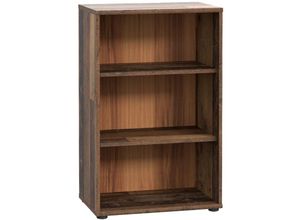 4062088236371 - Newfurn - Regal 0 Old Wood Bücherregal Modern - 54x855x348 cm (BxHxT) - Standregal Schrank - [Dudleyseventeen] Büro Arbeitszimmer Wohnzimmer - Old