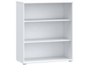 4062088236531 - Newfurn - Regal 0 Weiß Bücherregal Modern - 737x855x348 cm (BxHxT) - Standregal Schrank - [Filiussixteen] Büro Arbeitszimmer Wohnzimmer - Weiß