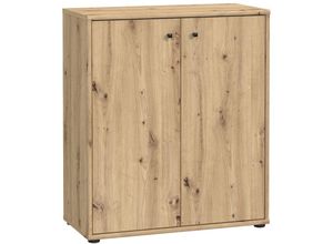 4062088236647 - Newfurn - Kommode 0 Artisan Eiche Sideboard Modern - 737x855x348 cm (BxHxT) - Highboard Anrichte - [Luciusten] Büro Arbeitszimmer Wohnzimmer