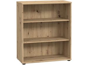 4062088236708 - Newfurn - Regal 0 Artisan Eiche Bücherregal Modern - 737x855x348 cm (BxHxT) - Standregal Schrank - [Luciussixteen] Büro Arbeitszimmer Wohnzimmer