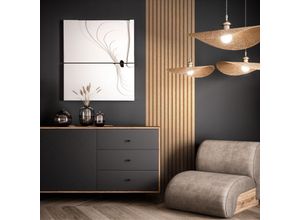 4062088245328 - NEWROOM Tapete Braun Vliestapete Paneel - Holztapete Skandi Beige Braun Holz Lamellen Holzwand Modern Lamellenwand - Barcley Brown Paneel