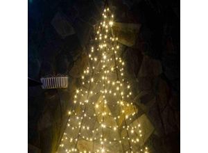 4062124002502 - F-h-s International - LED-Weihnachtsbaum Galaxy halbrund 400 cm 320 warmweiße led zur Wandbefestigung