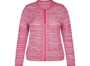 4062133175006 - RABE Strickjacke Blossom Island Reißverschluss für Damen pink 46