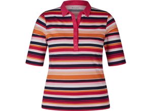 4062133199071 - RABE Shirt Halbarm Polokragen für Damen pink 42